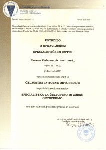 202013.05.16. | Specialistični izpit | Čeljustna in zobna ortopedija13-05-16_specialisticni-izpit-celjustna-zobna-ortopedija
