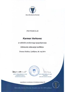 2014.05.08. | Učinkovito reševanje konfliktov