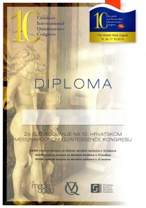 2015.10.16.-17. | 10. Croatian International Quintessence Congress