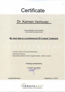 2016.09.09 | My next step to a professional 2D Lingual Treatment