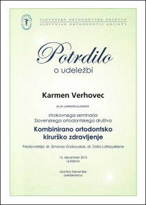 2012.12.14. | Kombinirano ortodontsko kirurško zdravljenje