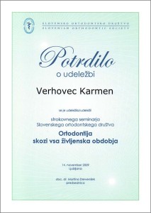 2009.11.14. | Ortodontija skozi vsa življenjska obdobja