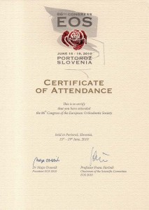 2010.06.15.-19. | 86th Congress of the European Orthodontic Society