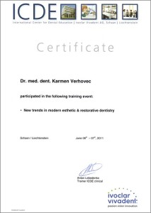 2011.06.06.-07. | New trends in modern estehetic & restorative dentistry