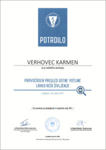 2017.03.18 | Pravočasen pregled ustne votline lahko reši življenje