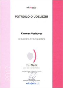2017.05.19.-21. | DenSafe - Varno delo v dentalni medicini