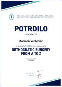 2017.12.01 | Orthognatic Surgery from A to Z